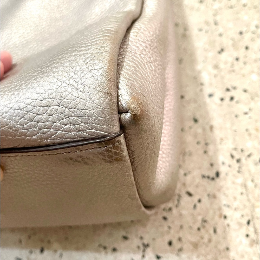 Coach Mia Metallic Shoulder Bag - Picture 9 of 14